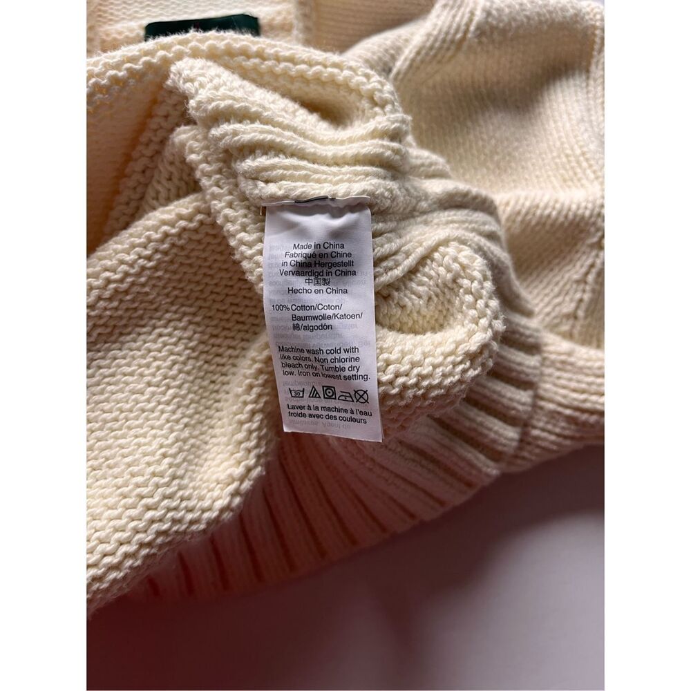 J. Crew ALWAYS 1988 Rollneck Preppy Knit Sweater Ivory Cream Womens Size Medium - Picture 8 of 9